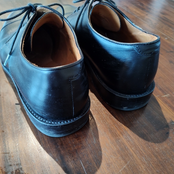 Men's J Crew Black Leather Dress Shoes - Picture 5 of 6